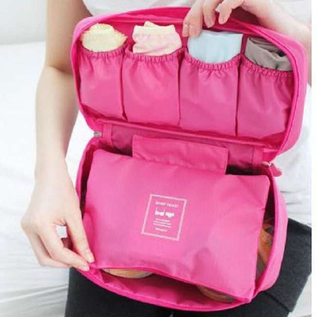 Waterproof Hygienic Travel Bag Underwear Pouch Bra Holder Storage Bag-6