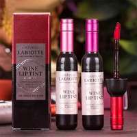 c6wn-6 Colors Sexy Red Wine Lipgloss Moisturizer Long Lasting Waterproof Matte Lipstick