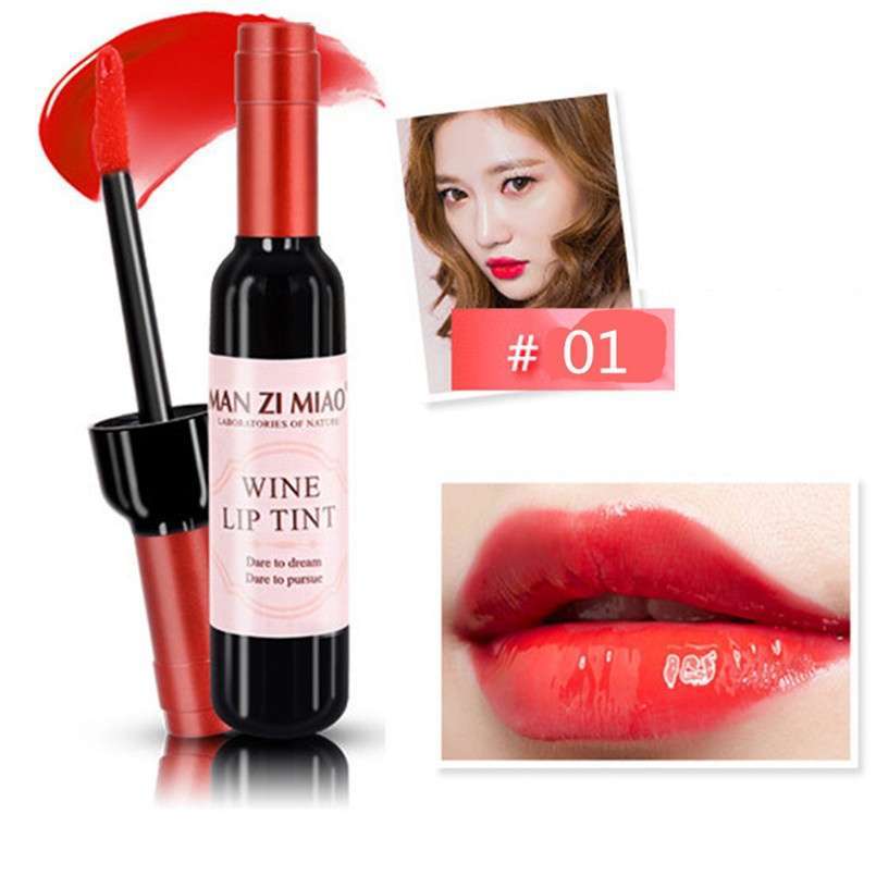 6 Colors Sexy Red Wine Lipgloss Moisturizer Long Lasting Waterproof Matte Lipstick-5