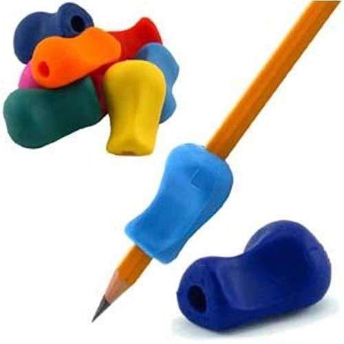 4 Pcs The Pencil Grips Occupational Therapy Handwriting Aid Kids Children Student School Stationery Pen Control Right Silicone Writing (Color: Multicolor)