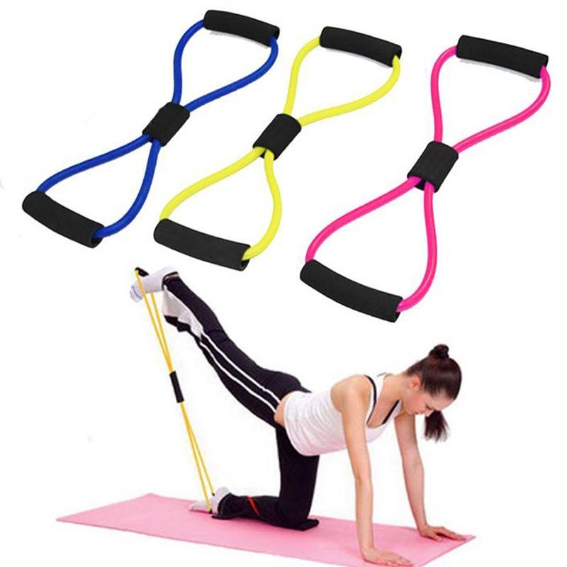Resistance Training Bands Tube Workout Exercise for Yoga Fashion Body Building Fitness Equipment
