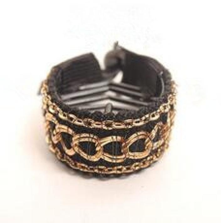 Fashion Hair Claws The Chain Needlework Weave Gripper Ponytail Buckle Hairpin Hair Band Hair Ring for Women-1