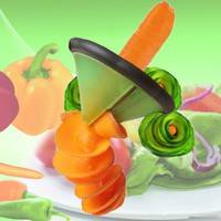 kBos-Creative Cooking Tools Vegetable Roll Flower Cutter Peeler Slicer Grater