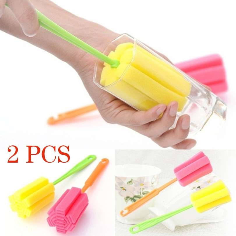 Kitchen Cleaning Tool Sponge Brush For Wineglass Bottle Coffe Tea Glass Cup Mug Drop Shipping