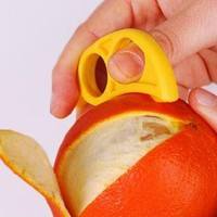 kYDL-3pcs Utility Easy Lemon Opener Orange Peeler Slicer Cutter Plastic Kitchen Tools