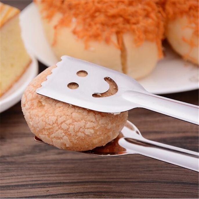 Stainless Steel Smile Face Pattern Tools Food Bread Outdoor Camping Kitchen-1