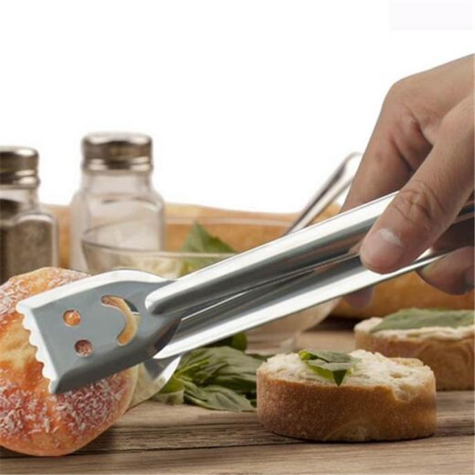Stainless Steel Smile Face Pattern Tools Food Bread Outdoor Camping Kitchen-3