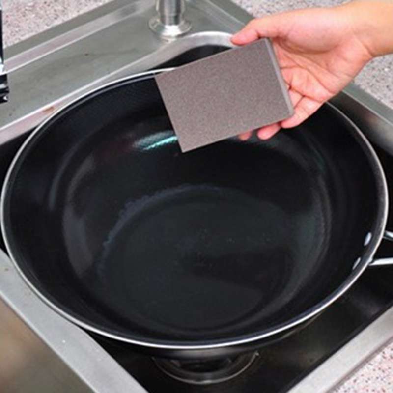 Sponge Carborundum Brush Kitchen Washing Cleaning Kitchen Cleaner Tool-17