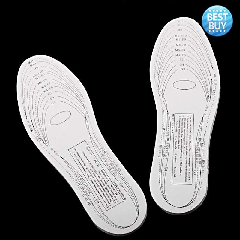 Best 1 Pairs Unisex Memory Foam Shoe Insoles Foot Care Comfort Pain Relief All Size-2
