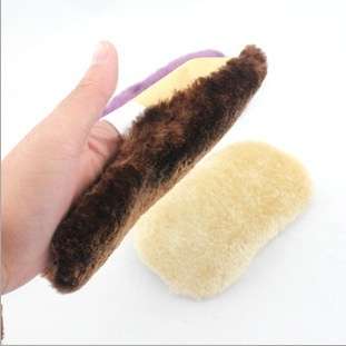 Cleaning Gloves Shoe Care Shoe Brush Home Soft Wool Polishing Shoes Cleaning Gloves-2