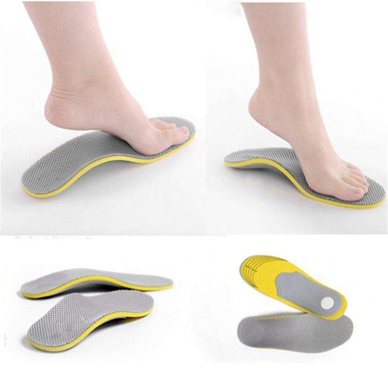 1 Pair 3D Premium Comfortable Orthodontic Shoes Insoles Inserts High Arch Support Pad