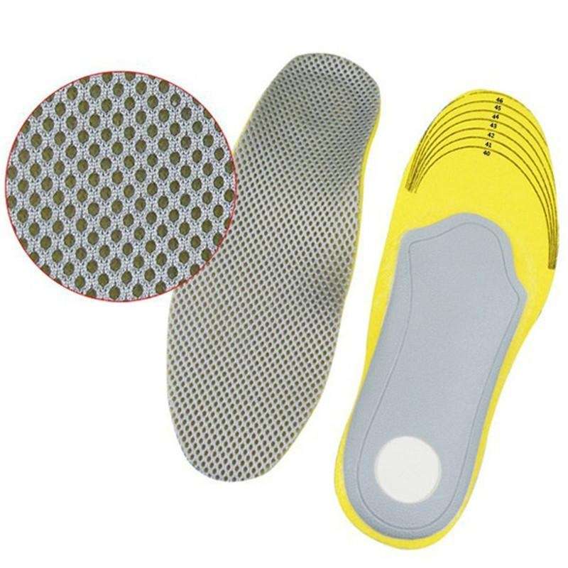 1 Pair 3D Premium Comfortable Orthodontic Shoes Insoles Inserts High Arch Support Pad-3