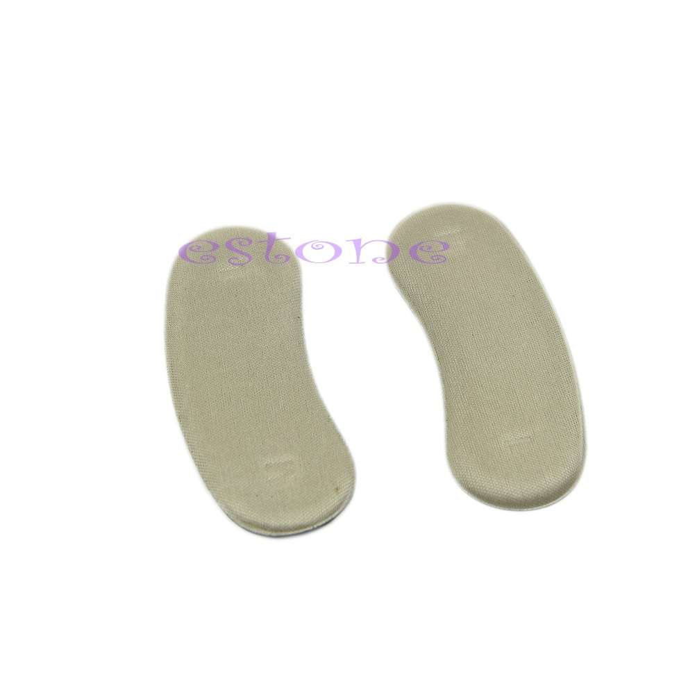 5 Pairs Shoe Back Heel Inserts Insoles Sticky Fabric-2