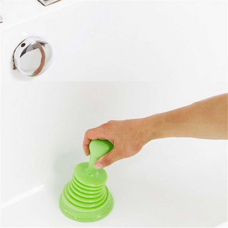 Household Powerful Sink Drain Pipe Pipeline Dredge Suction Cup Toilet Plungers-6