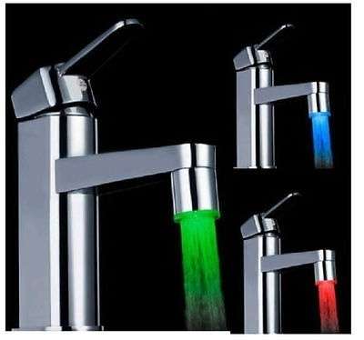 Small Sensor LED Light Water Faucet Tap for Kitchen/Bathroom Lamp Unique