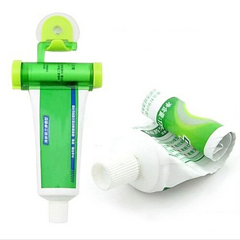 Rolling Squeezer Toothpaste Dispenser Tube Partner Sucker Hanging Holder Dentifrice