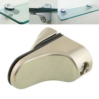 wYeZ-Arrival Glass Shelf Metal Adjustable Bracket Glass Plate Holder Support Polished Chrome