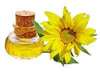 Cosmetics Sunflower oil for skin lubricate