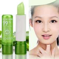 B4cV-Women's Aloe Vera Lipstick Color Changing Moisturizing Lip Cream Cosmetics