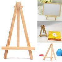 DJpM-Mini Wooden Cafe Table Number Easel Wedding Place Name Card Holder Stand