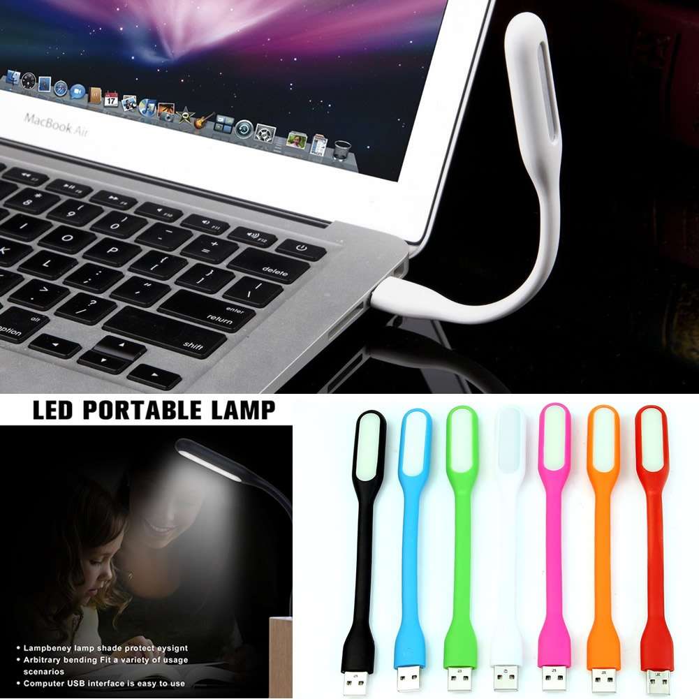 Flexible Mini USB LED Light Lamp For Desktop Reading Laptop PC
