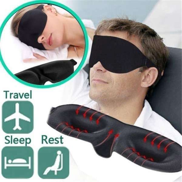 New Eye Mask Shade Nap Cover Blindfold Sleeping Eye Shade Blinder Eye Patch Sleep Goggles for Travel