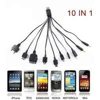 P8GB-1PC 10 In 1 Universal Charger Cable For Phone Multi USB Connected Cable