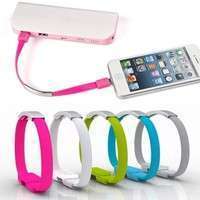 PVWL-1Pc Bracelet Wrist Band USB Charging Charger Data Sync Cable Cord For IPhone Android Smartphone