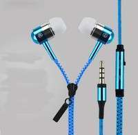Pott-Zipper Bass Headphones With Microphone 3.5mm Jack For Mobile Phones And Tablet