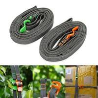 bbk7-Outdoor Travel Strapping Cord Tape Rope Tied Pull Luggage Stainless Hook