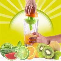 k3n7-Plastic Hand Manual Squeezer Orange Lemon Juice Press Squeezer Citrus Juicer