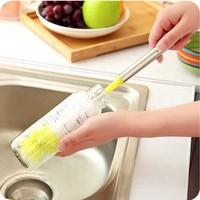 kNbZ-Long Bottle Cleaning Brush Home Brew Long Handle Scrubbing Washing Tool