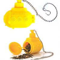 kPHv-Teasub Shaped Tea Strainer Tea Infuser Tea Filter Tea Bag Randomly Color