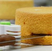 kQPu-2pcs Cake Slicer Bread Leveler Cutter Pack 5 Layers Adjustable Fixator Guide Cake Cutter Leveler