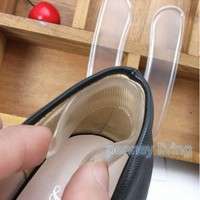 sDr8-Hot Fashion 1Pair Gel Silicone Heel Grip Liner Shoe Insole Pad Insert Foot Care Protector (Size: 1)